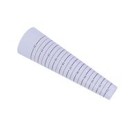 Règle de mesure de cône de calibreur d ' anneaux, échelle facile à lire, règle de mesure de cône de calibreur d ' anneaux pour collier, bijoux, point de cerceau