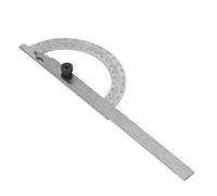 Règle de mesure de haute précision, rapporteur d'angle rotatif à 180 degrés, outil de construction en acier au carbone pour ingénieurs, architectes et amateurs de bricolage,