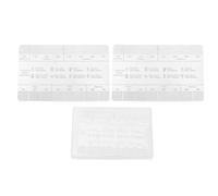 Règle de mesure de la mouture du café, en acier inoxydable, jauge de taille du café moulu, 16 mesures, boîte de rangement compacte de 200 à 1700 microns