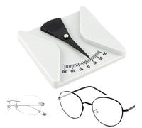 Règle De Mesure De Lunettes - Mesureur D'angle Portable En ABS Avec Échelle Claire Et Précise, Outil De Règle Optique Durable Pour Des Lectures Précises | Inclinomètre Pantoscopique À Lisse Po