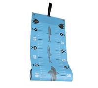 Règle de mesure de poisson pliable en PVC imperméable à l'eau pour la pêche en plein air Outil de mesure de poisson Accessoires de pêche