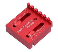 Règle de mesure de profondeur, mini-écartement, alliage d'aluminium, régulateur de travail du bois, 4-27 mm, rouge