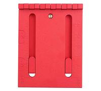 Règle de Mesure de Profondeur, Outil de Mesure en Aluminium Rouge, Alliage de Laiton, T1 - Précision Fiable, Compact et Durable, Parfait pour le Travail du Bois