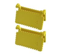 Règle de mesure de Quilting à charnière réglable, 2 pièces, modèles de couture en plastique, Guide de couture des bords pour la couture du tissu, règle de couture