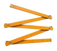 Règle de mesure du bois du mètre - bâton de règle de menuisier pliant, outil de rédaction à l'échelle métrique | Dispositif de mesure précis travail bois, instrument de marquage de précision