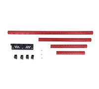 Règle de mesure du travail du bois 4 pièces Ensemble en aluminium Architecte architecte Triangulaire Scale Precision Tool Kit pour Carpenter Atelier