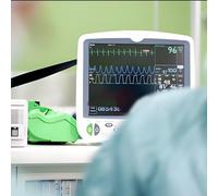 Règle de mesure en 7 étapes pour l'évaluation du rythme cardiaque et des intervalles avec rangement pratique (2pc-B)