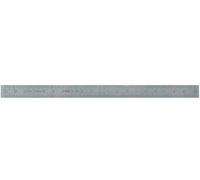 Règle de mesure en acier inoxydable - Point 0 au centre - 150 mm - 13 x 0,5 mm