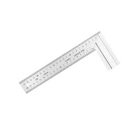 Règle de mesure en acier inoxydable robuste à angle droit à 90 degrés avec trou de suspension pour des mesures précises d'ingénierie