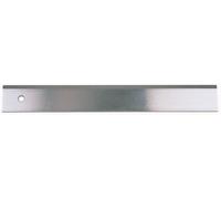 Règle de mesure en acier polie sans graduation avec bord biseauté norme d'usine 500x40x5 mm MIB WPLS500