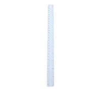 Règle de Mesure en Alliage D'aluminium 30cm, Graduée, Multiusage | Outil de Dessin pour Étudiants, Format Compact pour Paquet et Trousse, Style