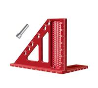 Règle de mesure en aluminium Multiple Travail du bois Protracteurs carrés Outil de haute précision pour ingénieurs Travail du bois Règle carrée