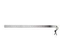 Règle de mesure extra longue en acier de 5 mm d'épaisseur avec échelle transparente pour un travail précis du bois et une conception sûre des règles en acier