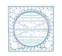 Règle de mesure mathématique, outil de dessin, règle géométrique rotative pour étudiant géométrique