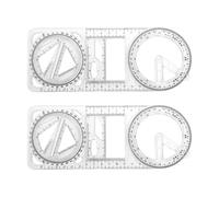 Règle De Mesure Mathématique Règle Géométrique Multifonctionnelle Outil Dessin Fournitures Scolaires Et Bureau Pour Étudiants 1/2/3 Pièces