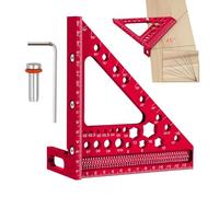 Règle de mesure multi-angles 3D - Outil de recherche d'angle de cadrage, guide de mesure multiple, instrument de disposition de charpentier de précision, système de traçage d'artisanat pour la