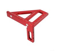 Règle de mesure multi-angles pour ingénieurs et charpentiers, détecteur d'angle en alliage d'aluminium 45/90 degrés avec finition anodisée, design compact et résistant à la rouille