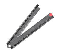 Règle de mesure pliable - Règle en d'aluminium pliable à 90 degrés,Marquages de précision Outils de mesure géométriques en métal Designers Architectes Projets de menuiserie Rénovation de la