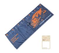 Règle De Mesure Pour La Pêche Avec un clip, épaissie, absorption d'eau | Eau Poisson Hameçon Règle Échelle Serviette Pour Bateau Kayak Yacht Quai Jetée Rivière Lac Mer