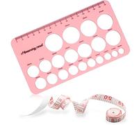 Règle de mesure pour mamelons, Mesure de la taille des mamelons en silicone, Outil de mesure de la taille des mamelons avec 1.5m de ruban à mesurer