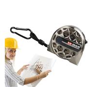 Règle de mesure rétractable professionnelle en acier inoxydable : mesure de précision, mesure de ruban creux | Mécanisme Easy-Lock Clear Metric Scale, anti-chute imperméable pour la collecte à la