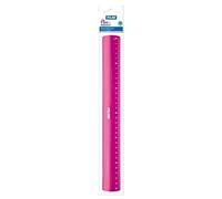 Règle de Milan 30 cm rose sur blister