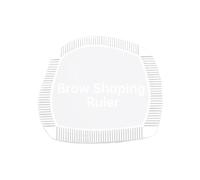 Règle de mise en forme des sourcils, cartographie précise des sourcils, 1 pièce, guide de mesure précis des sourcils, règle de maquillage de salon, réutilisable, pour le maquillage quotidien ou le