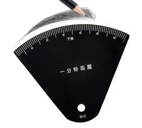 Règle de mise en forme des sourcils - outil de cartographie de mesure des sourcils, kit de shaper de pochoir de maquillage | Guide réglable pour les débutants Utilisation professionnelle, accessoire d