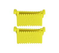 Règle de modèle de couture à charnière 2 pièces, outil de mesure de matelassage en plastique, guide de couture de verrouillage des bords pour la couture de tissu, règle de couture flexible