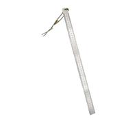 Règle de montage de voiture en acier inoxydable de 50 cm, échelle MM/pouces, outil de mesure droit épais, outil de mesure multifonction, règle de couture et d'artisanat