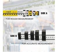 Règle de niveau- 5 sections, 16,4 pieds/5 m - Précision double face pour une utilisation en ingénierie extérieure by SIHAO