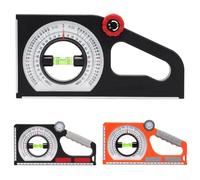 Règle de niveau avec base magnétique et indicateur de bulle conçue pour une lecture précise des angles dans la menuiserie et la maçonnerie (A)