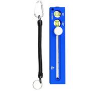 Règle de niveau de marquage extensible, outil de mesure en alliage d'aluminium avec bulle d'esprit, jauge de précision de 30,5 à 61 cm pour le travail du bois (bleu)