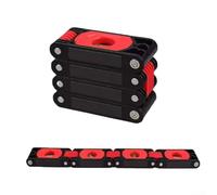 Règle de niveau de mesure pliable avec design multi-articulation, 4 fioles de précision et base magnétique pour coins étroits et surfaces incurvées (4 flottants)
