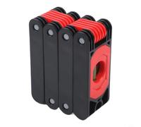 Règle de niveau de mesure pliable multi-angles avec base magnétique solide pour le travail du bois et les projets de construction, outil pliable en plastique, design à trois plis, niveau à bulle