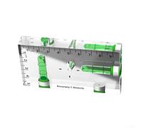 Règle de niveau en acrylique avec base magnétique pour une mesure précise horizontale, verticale et d'angle de 45° - 75 x 25 x 15 mm, 95 x 40 x 14 mm, 95 x 50 x 13 mm, ou 102 x 25 x 15 mm - (75 x 25 x