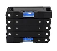 Règle de niveau pliante en aluminium, 71 cm, 4 bulles, multi - angle, multifonction - précision professionnelle, résistance à la corrosion, idéale bricolage et pose de meubles