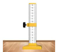 Règle de nivellement de carrelage - Outil spécial de pose de sol - Échelle double face - Mesure horizontale du positionnement - Alignement précis - Équipement d'installation professionnel pour un