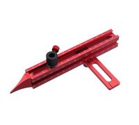 Règle de nivellement de plafond 4 côtés magnétique en alliage d'aluminium outil de mesure multi-angles pour le travail du bois et l'installation d'armoire, 180 mm, rouge