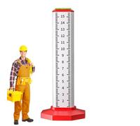 Règle de nivellement de plafond - Échelle graduée pour maçon - Règle de positionnement de niveau, élévation horizontale, isométrique pour les pères