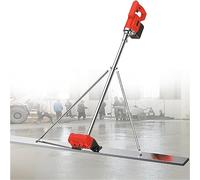 Règle de nivellement de surface de ciment de chape électrique sans fil, outil de vibration de chape en béton électrique, chape de surface en béton à lame de 150 cm, avec moteur sans balais,2Batteries