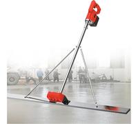 Règle de nivellement électrique pour chape de béton, moteur sans balais, planche en acier inoxydable de 1,5 m, structure fixe triangulaire, outil de finition de surface alimenté par batterie