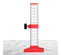 Règle de nivellement horizontal pour carrelage de sol - 16 x 6,5 x 6,5 cm, outil de mesure de construction | Outil d'ingénierie de précision pour un placement précis des revêtements de sol,