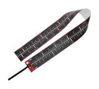 Règle de Pêche Étanche en PVC Noir pour Mesure Rapide des Poissons | Marquage Haute Définition, Finition Mate Antireflet, Format Compact, pour Pêche Marine et Tournois