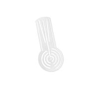 Règle de peinture d ’ art géométrique, règle de dessin acrylique, S | Règle de dessin en acrylique transparent pour projet d ' artisanat d ' esquisse, de gribouillage créatif à