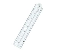 Règle de pliage flexible transparente droite outil mathématique pour enseignant longueur de l'enseignant 0-30 cm outil