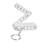 Règle de pliage robuste porte-clés pratique règle pliante 50 cm de longueur pour instruments de mesure confortables