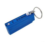 Règle de Poche 50cm Compacte pour Bricolage(Blue) | Design ultra-compact, s'attache au trousseau, pour idéal pour mesures rapides, plastique léger, pour cinq couleurs
