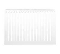 Règle De Pochoir De Ligne Droite - Calligraphie De Lignes D'espacement Claires, Pochoir De Calligraphie D'écriture À L'échelle, Modèle De Règle, Modèle De Fournitures De Journal D'enveloppe Pour Le De