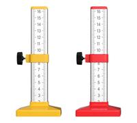 Règle De Pose De Carrelage Au Sol - 16 X 6,5 X 6,5 Cm En D'aluminium ABS, Échelle Transparente Double Face, Outil De Positionnement De Nivellement Horizontal | Disposition Des Carreaux, Mesure